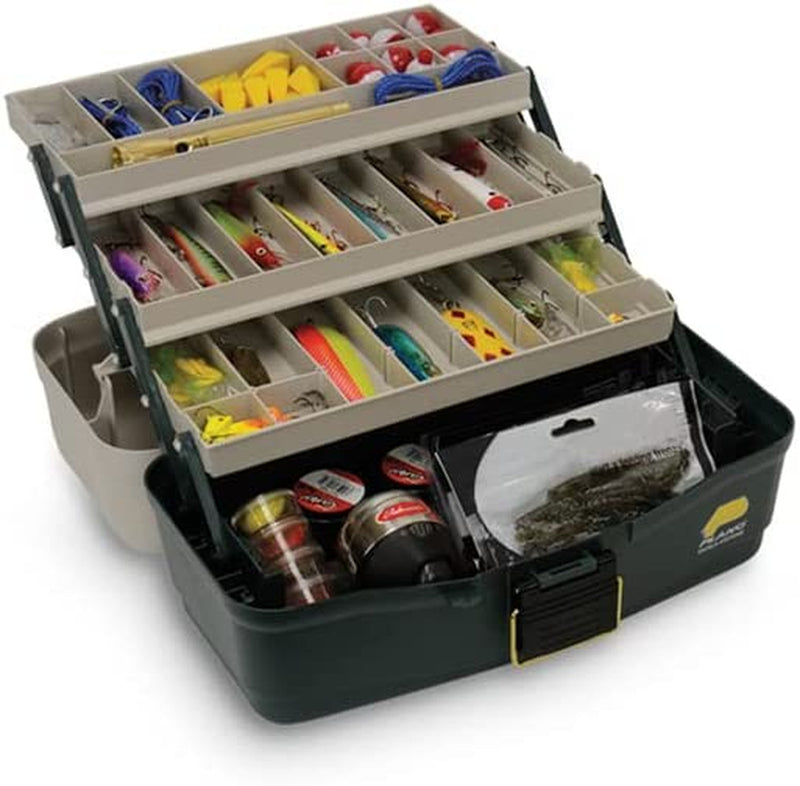Plano Eco Friendly 3 Tray Tackle Box, Premium Tackle Storage Sporting Goods > Outdoor Recreation > Fishing > Fishing Tackle Plano Molding   