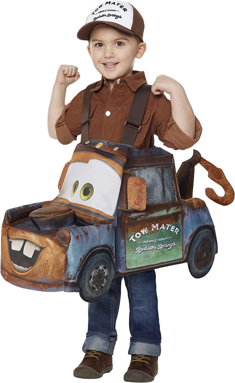 Spirit Halloween Cars Toddler Mater Ride-Along Costume | Officially Licensed | Disney | Pixar | TV and Movie Costume  Spirit Halloween   