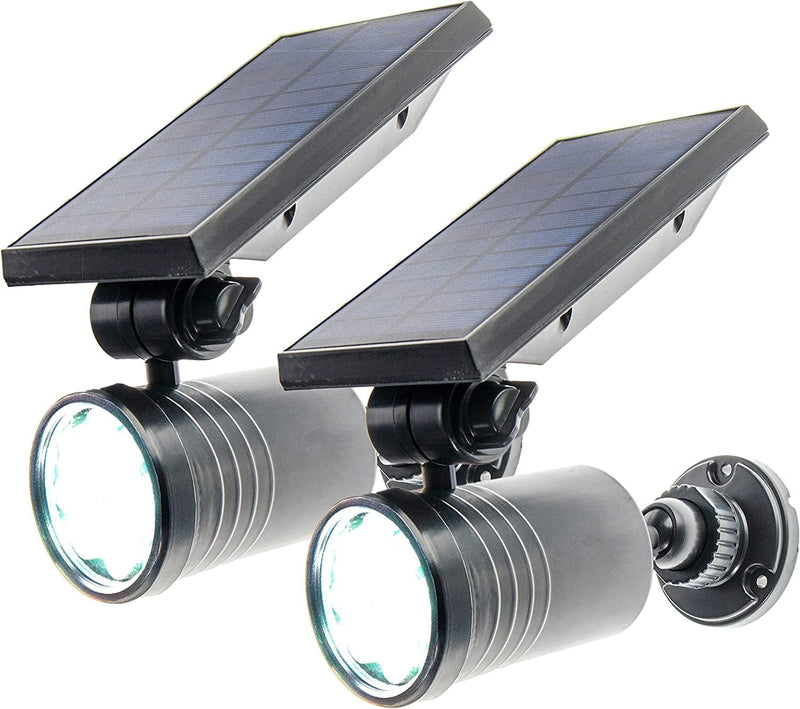 8 LED Solar Powered Motion Security Sensing Spotlight - Outdoor IP66 Waterproof, 360°Rotatable 1400LM Warm Bright White Floodlight (2Pc) Home & Garden > Lighting > Flood & Spot Lights 5 STAR SUPER DEALS   