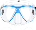 Findway Kids Swim Goggles,Anti-Leak Kids Swimming Goggles with Nose Cover,Uv Protection Swim Goggles for Kids 4-16 Boy &Girl Sporting Goods > Outdoor Recreation > Boating & Water Sports > Swimming > Swim Goggles & Masks findway Blue  