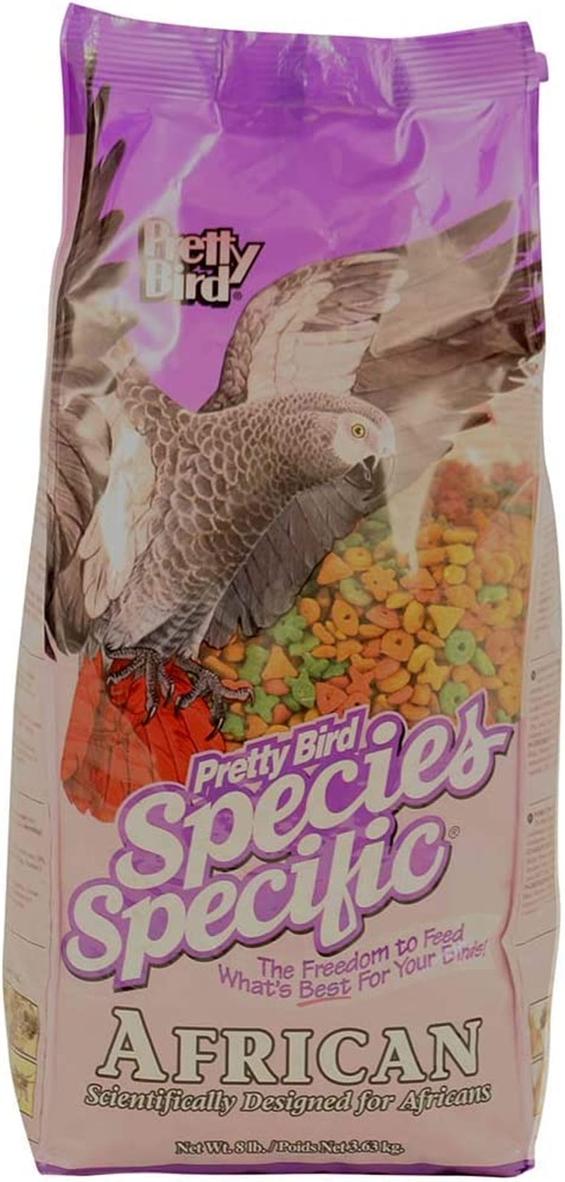 Pretty Bird International Species Specific African Bird Food- 8-Pound