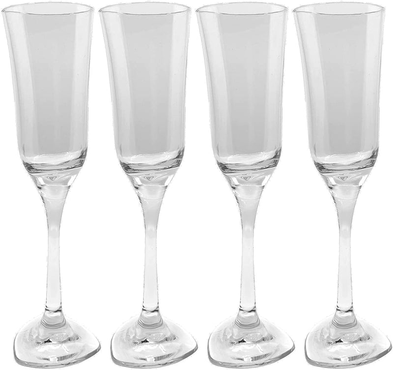 Kitchinventions Unbreakable Tritan Drinking Glasses | Ideal for Beverages & Cocktails | Shatterproof Barware | Clear and Durable | Dishwasher Safe | Great for Travel and Boat (4,12 Oz Whiskey) Home & Garden > Kitchen & Dining > Barware KitchInventions 4 5 oz Champagne 