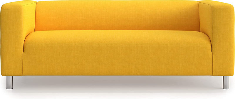 TLYESD Klippan Cover Replacement for IKEA 2 Seater Klippan Loveseat Sofa Slipcover,Klippan Loveseat Cover(Light Grey) Home & Garden > Decor > Chair & Sofa Cushions TLYESD Yellow  