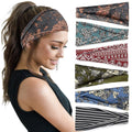 Huachi Workout Headband for Women Athletic Non Slip for Short Long Hair Yoga Running Sports Hair Bands Bandeau Headbands Sweat Hair Accessories 6 Pack Sporting Goods > Outdoor Recreation > Winter Sports & Activities Huachi Color Set 3  