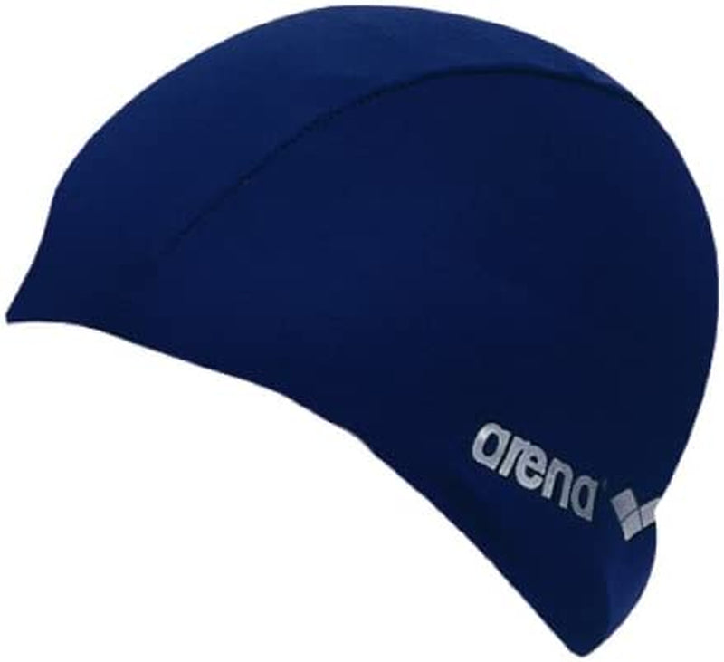 Arena Unisex Swimming Cap Polyester Fabric (Water Permeable, Quick Dry), Unisex_Adult, Swimming Cap, 91111, Blue (Navy), Unisex Sporting Goods > Outdoor Recreation > Boating & Water Sports > Swimming > Swim Caps Arena   