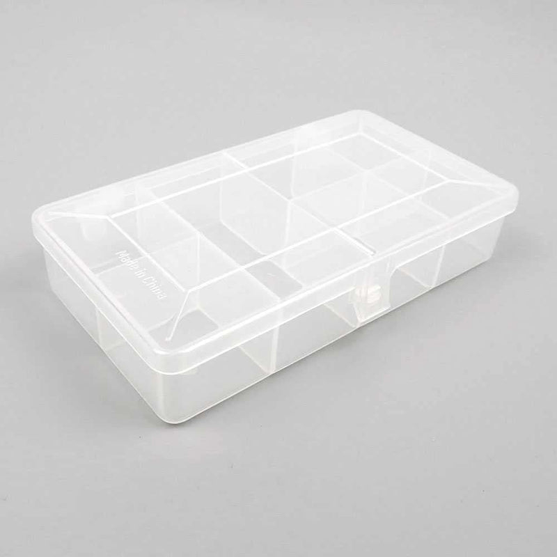 10 Pieces Clear Beads Tackle Box 011 Fishing Lure Jewelry Nail Art Small Parts Display Plastic Transparent Case Storage Organizer Containers Sporting Goods > Outdoor Recreation > Fishing > Fishing Tackle cutedigital   
