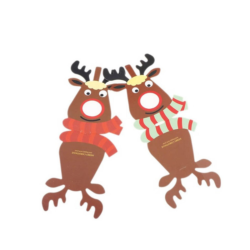 NUOLUX 25Pcs Lovely Elk Lollipop Paper Christmas Reindeer DIY Candy Decoration Xmas Birthday Party Supplies for Kids (Green Elk) Home & Garden > Decor > Seasonal & Holiday Decorations& Garden > Decor > Seasonal & Holiday Decorations NUOLUX   
