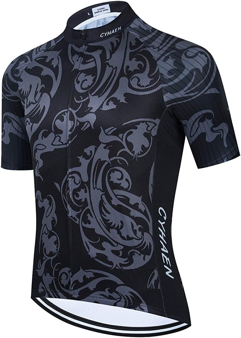 Weimo Cycling Jersey Men'S Short Sleeve Biking Shirts Sporting Goods > Outdoor Recreation > Cycling > Cycling Apparel & Accessories weimo 000 L XX-Large 