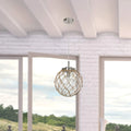 Elegant Designs PT1003-CLR Nautical Ceiling Light Pendant, Clear/Natural Home & Garden > Lighting > Lighting Fixtures Elegant Designs Clear/Natural  