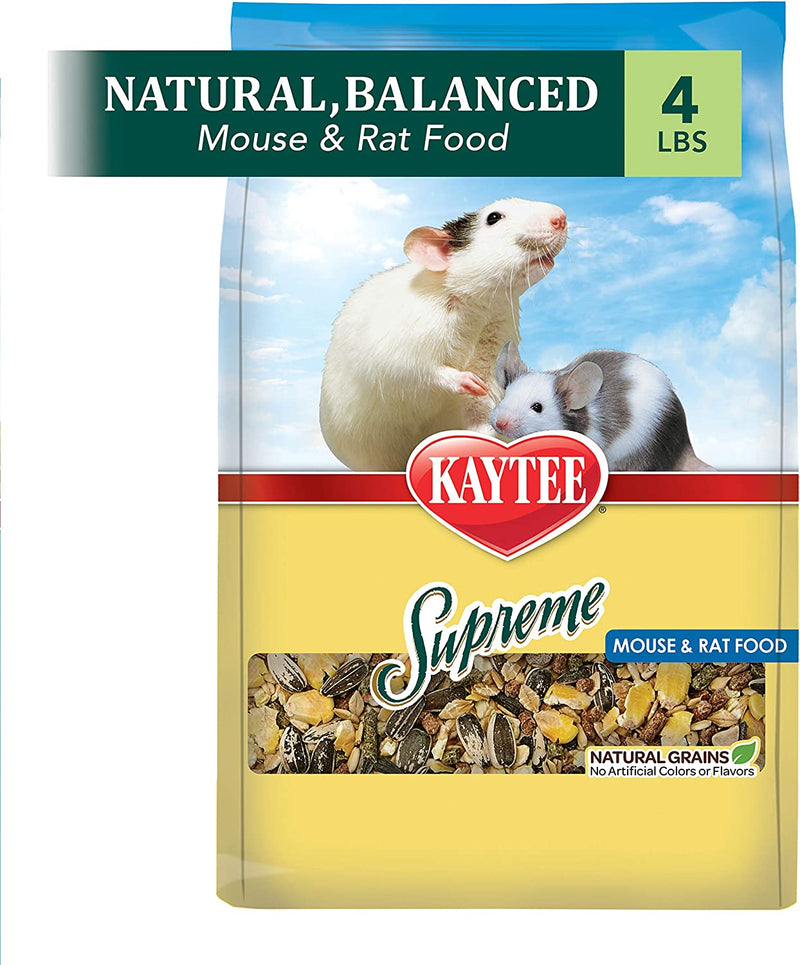 Kaytee Supreme Mouse and Rat Food, 20-Lb Bag Animals & Pet Supplies > Pet Supplies > Bird Supplies > Bird Food Central Garden & Pet 4 Pound (Pack of 1)  