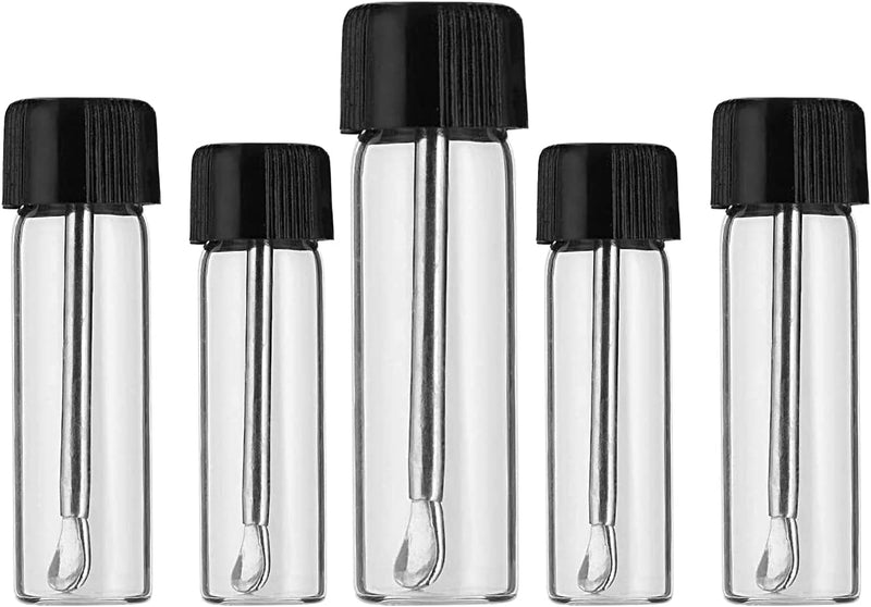 Leak-Proof Kitchen Spice Dispenser Glass Storage Bottle with Spoon for Outdoor Camping Trips 5 Pack (Combination 4) Home & Garden > Decor > Decorative Jars Holuppy Combination 3  