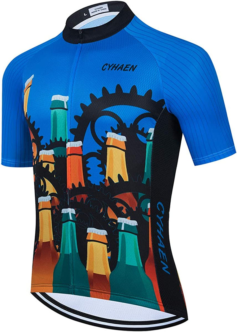 Weimo Cycling Jersey Men'S Short Sleeve Biking Shirts Sporting Goods > Outdoor Recreation > Cycling > Cycling Apparel & Accessories weimo 000 N XX-Large 