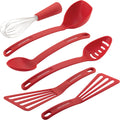 Rachael Ray Gadgets Utensil Kitchen Cooking Tools Set, 6 Piece, Orange Home & Garden > Kitchen & Dining > Kitchen Tools & Utensils Meyer Red  