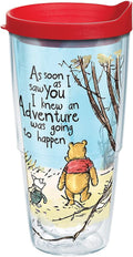 Tervis Made in USA Double Walled Disney - Winnie the Pooh Adventure Insulated Tumbler Cup Keeps Drinks Cold & Hot, 24Oz Water Bottle, Lidded