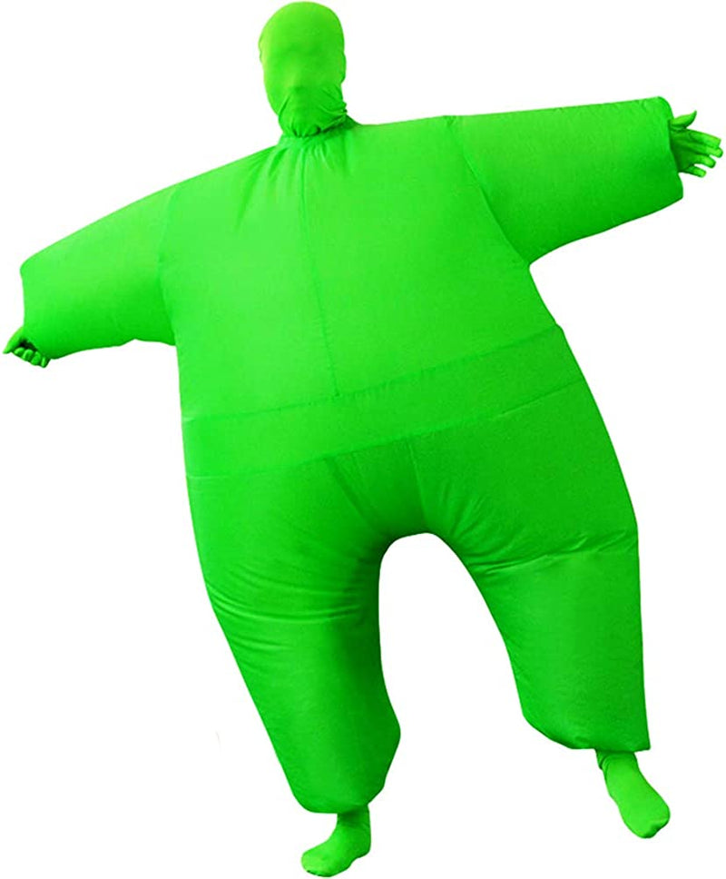 IHGYT Inflatable Masquerade Costume Full Body Suit Air Blow up Costumes Jumpsuit Suit  IHGYT Green  
