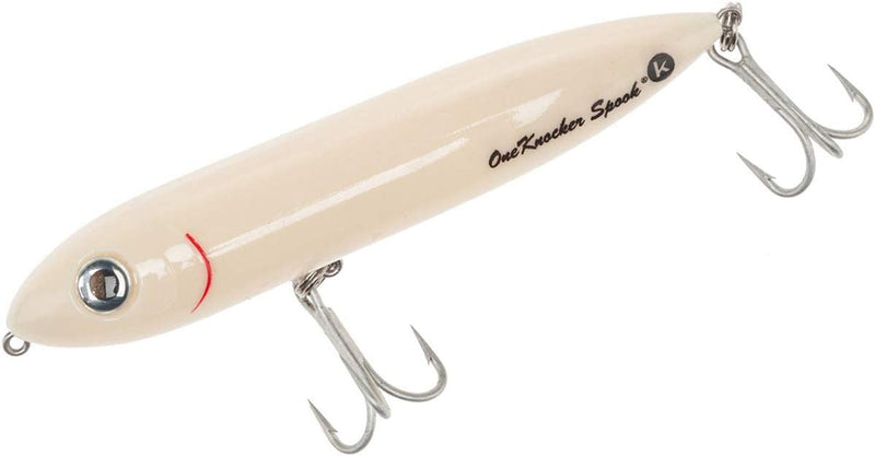 Heddon One Knocker Spook Topwater Fishing Lure for Saltwater and Freshwater, 4 1/2 Inch, 3/4 Ounce Sporting Goods > Outdoor Recreation > Fishing > Fishing Tackle > Fishing Baits & Lures Pradco Outdoor Brands   