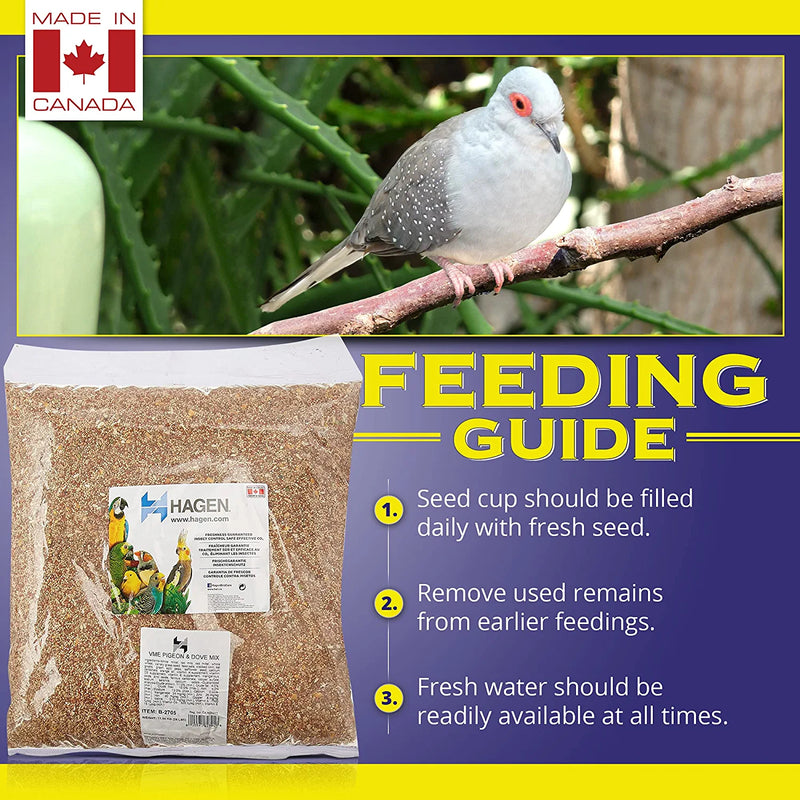 Hagen Pigeon & Dove Seed, Nutritionally Complete Bird Food Animals & Pet Supplies > Pet Supplies > Bird Supplies > Bird Food Rolf C. Hagen (USA) Corp.   