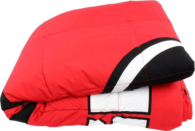 College Covers Everything Comfy Georgia Bulldogs Reversible Big Logo Soft and Colorful Comforter, Twin Home & Garden > Linens & Bedding > Bedding > Quilts & Comforters College Covers   