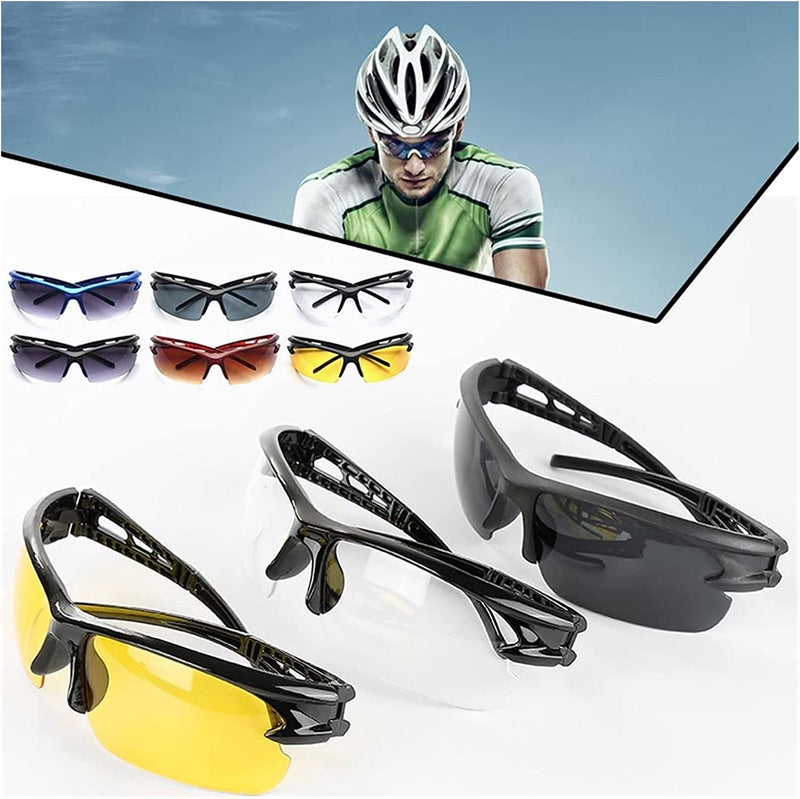 PJRYC Cycling Eyewear Bicycle Sun Glasses Mountain Bikes Sport Explosion-Proof Sunglasses (Color : 02)