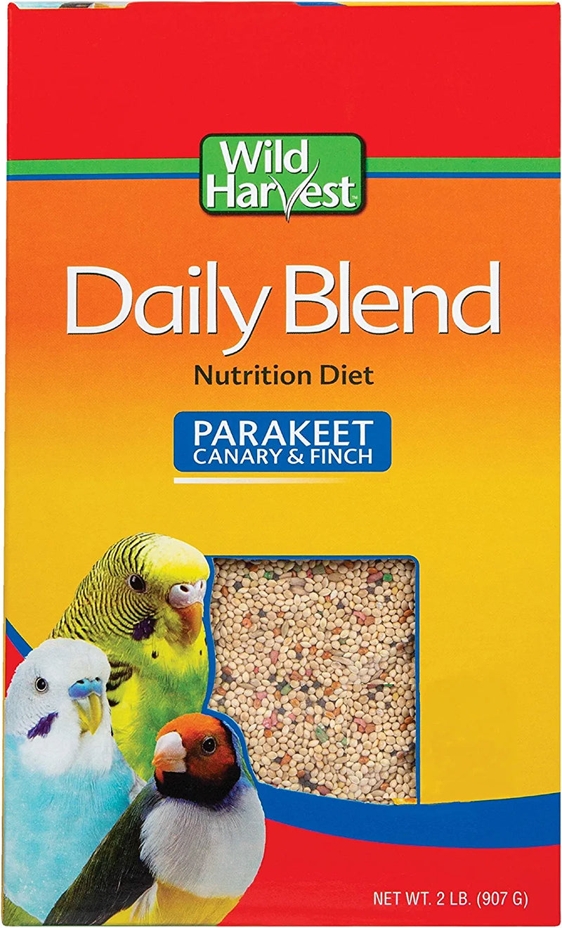 Wild Harvest Daily Blend for Parakeet, Canary, Finch & Small Birds 2Lb Animals & Pet Supplies > Pet Supplies > Bird Supplies > Bird Food Wild Harvest   