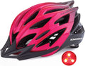 KINGBIKE Toddler Bike Helmet,Kids Helmet for Skateboard Cycling Skate Roller W/Colorfull Led Light Sporting Goods > Outdoor Recreation > Cycling > Cycling Apparel & Accessories > Bicycle Helmets KINGBIKE X-Rose Red  