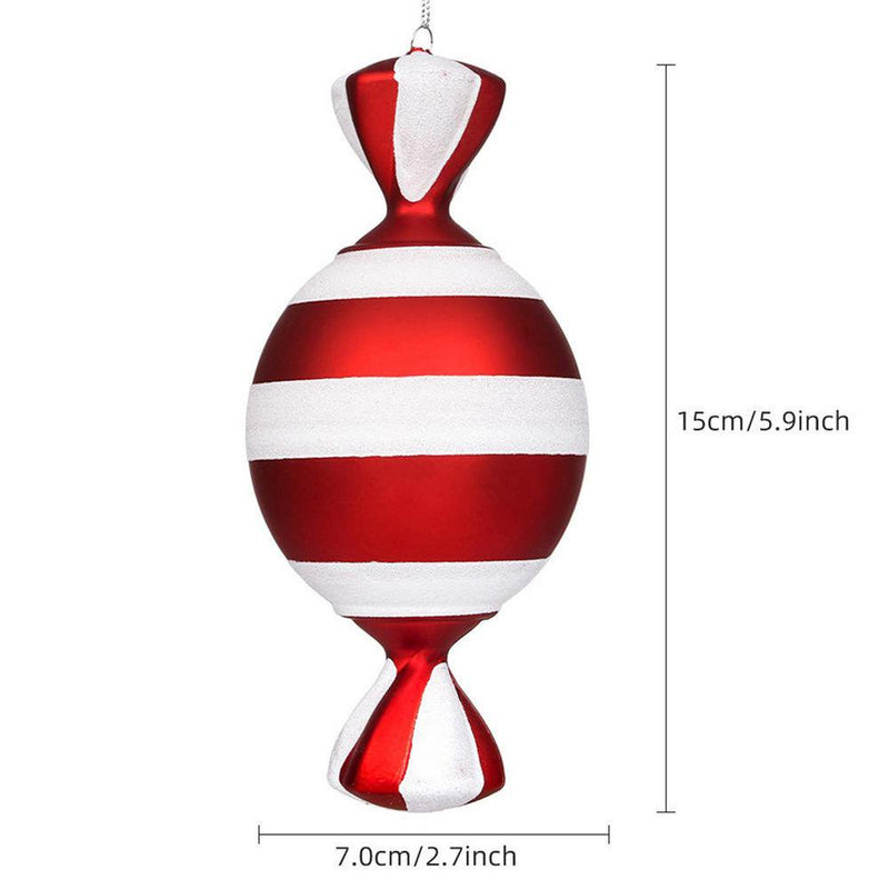 Ibaste Christmas Candy Decorations for Tree Large Candy Sweet Decorative Ornaments for Christmas Tree Candy Sweet Pendant Decoration Party Supplies Applied Home & Garden > Decor > Seasonal & Holiday Decorations& Garden > Decor > Seasonal & Holiday Decorations iBaste   