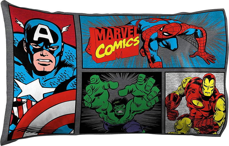 Jay Franco Marvel Avengers Superheroes Full Sheet Set - 4 Piece Set Super Soft and Cozy Kid’S Bedding Features Iron Man - Fade Resistant Polyester Microfiber Sheets (Official Marvel Product) Home & Garden > Linens & Bedding > Bedding Jay Franco   