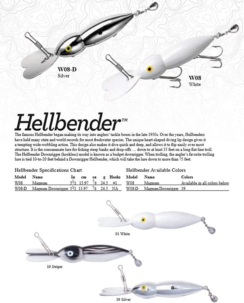 Heddon Magnum Hellbender Deep-Diving Fishing Lure, 5 1/2 Inch, 7/8 Ounce Sporting Goods > Outdoor Recreation > Fishing > Fishing Tackle > Fishing Baits & Lures Pradco Outdoor Brands   