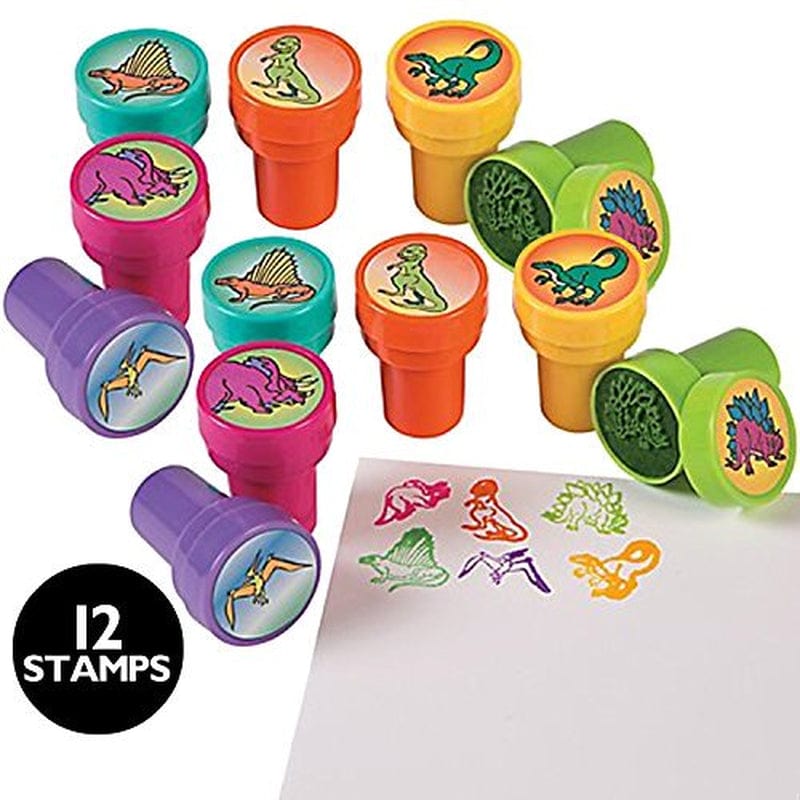 84 Piece Kids Dinosaur Toy Kit - Includes Mini Figures, Masks, Stamps, and Sticker Tattoos (Great as Dinosaur Party Supplies & Dinosaur Party Favors)