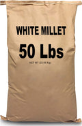 Easygoproducts White Millet Wild Bird Food – 50 Lb, Brown