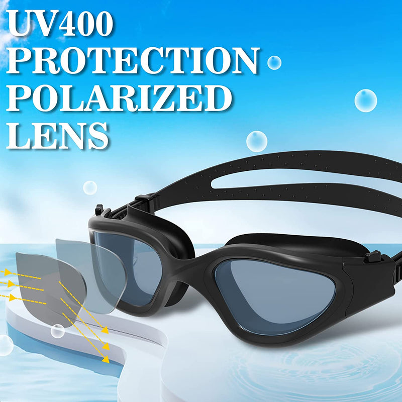 Polarized Swimming Goggles Swim Goggles anti Fog anti UV No Leakage Clear Vision for Men Women Adults Teenagers Sporting Goods > Outdoor Recreation > Boating & Water Sports > Swimming > Swim Goggles & Masks WIN.MAX   