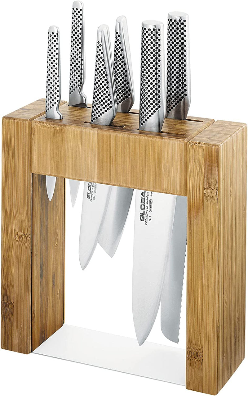 Global 7-Piece Ikasu Knife Block Set Home & Garden > Kitchen & Dining > Kitchen Tools & Utensils > Kitchen Knives Global   