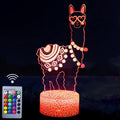 Unicorn Night Light, 3D Illusion Lamp Unicorn Lights for Kids Room, 16 Colors & Flashing Modes with Remote Control Opreated Dimmable Christmas Birthday Gifts for Boys Girls Kids Children Teen