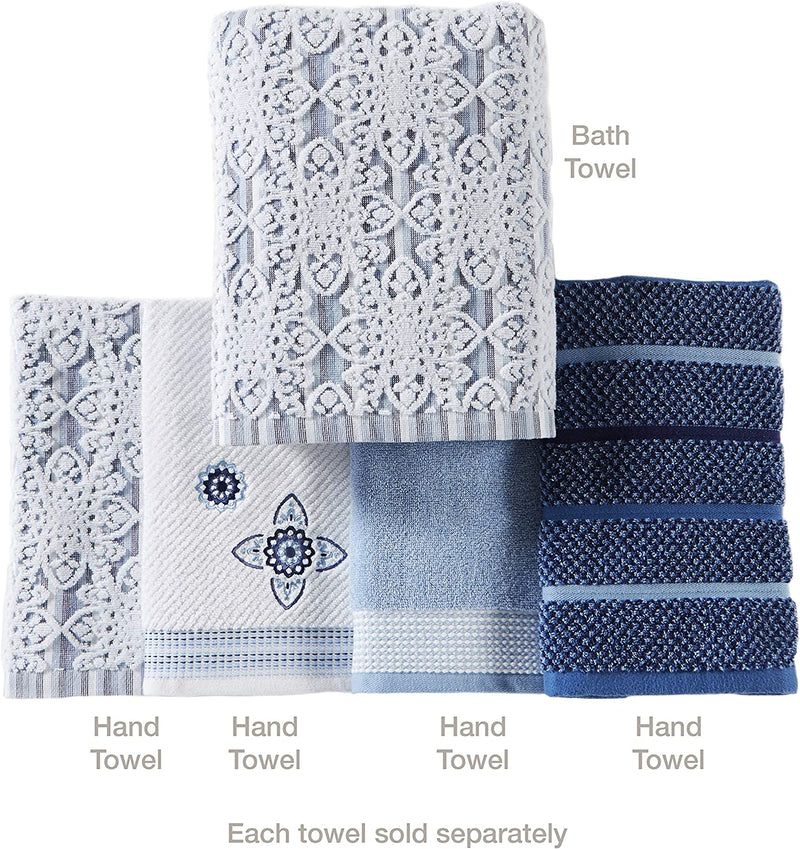 SKL Home by Saturday Knight Ltd. Kali Bath Towel, Smoke Home & Garden > Linens & Bedding > Towels SKL Home   