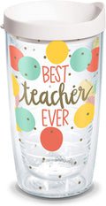 Tervis Coton Colors - Love Stripes Insulated Tumbler with Wrap and Red Lid, 16Oz, Clear Home & Garden > Kitchen & Dining > Tableware > Drinkware Tervis Best Teacher 16oz 