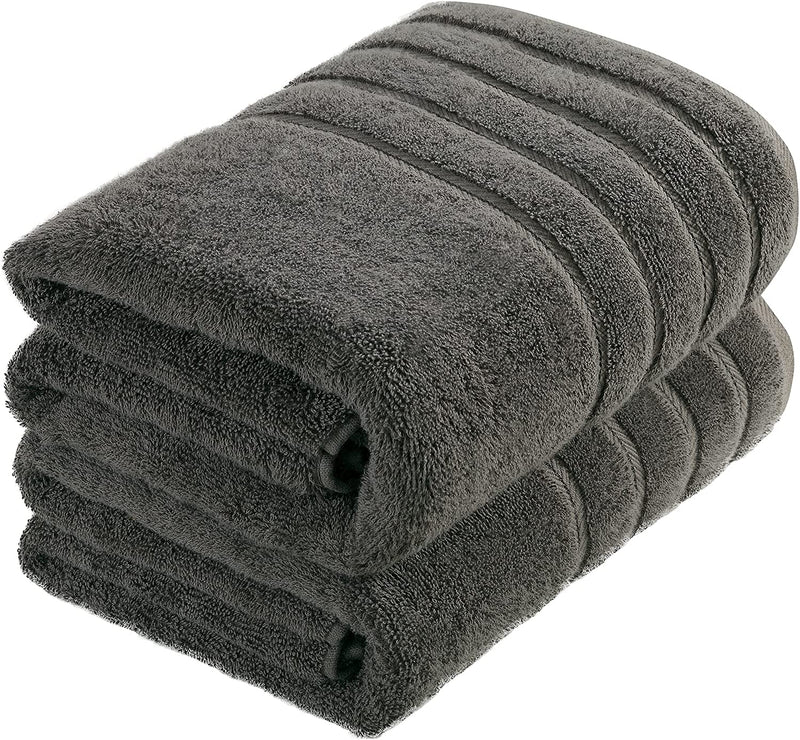 Comfort Realm Ultra Soft Towel Set, Combed Cotton 600 GSM 100 Percent Cotton (White, 1 Bath Sheet) Home & Garden > Linens & Bedding > Towels Comfort Realm Grey 2 Bath Sheet 