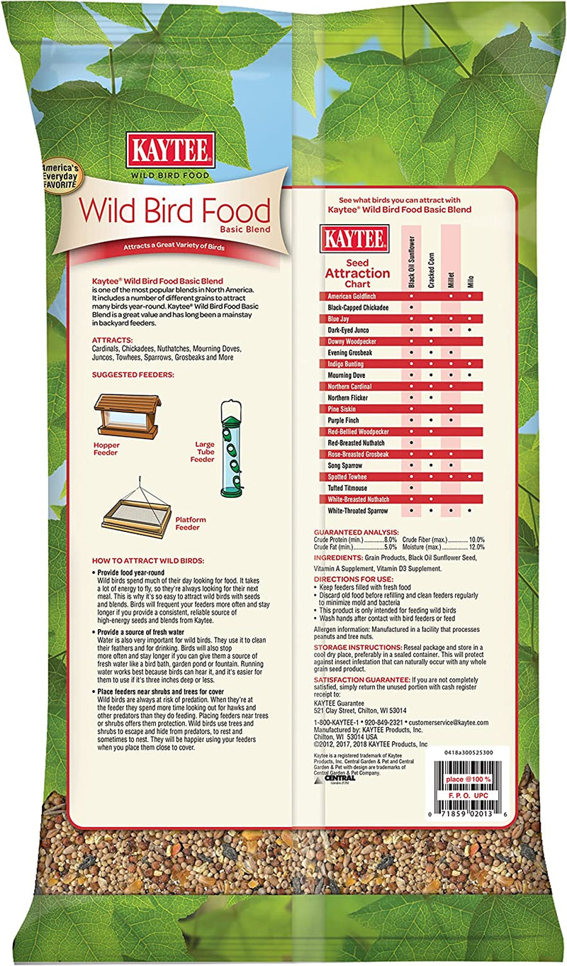 Kaytee Wild Bird Food, 10-Pound Bag Animals & Pet Supplies > Pet Supplies > Bird Supplies > Bird Food Kaytee   
