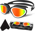 Polarized Swimming Goggles Swim Goggles anti Fog anti UV No Leakage Clear Vision for Men Women Adults Teenagers Sporting Goods > Outdoor Recreation > Boating & Water Sports > Swimming > Swim Goggles & Masks WIN.MAX Black&white/Red Polarized Mirrored Lens  