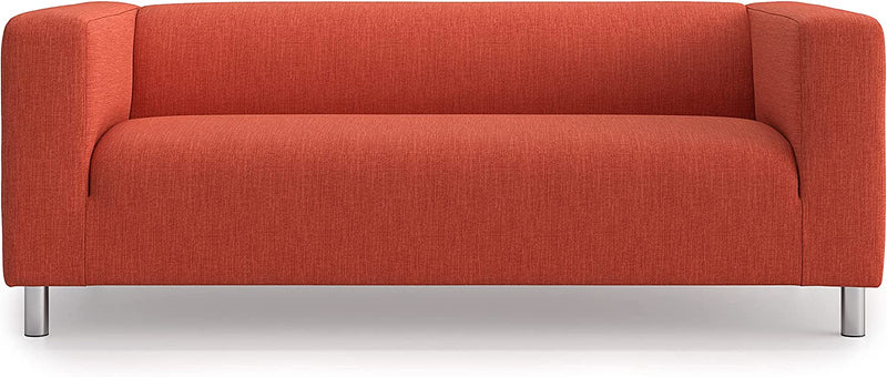 TLYESD Klippan Cover Replacement for IKEA 2 Seater Klippan Loveseat Sofa Slipcover,Klippan Loveseat Cover(Light Grey) Home & Garden > Decor > Chair & Sofa Cushions TLYESD Orange  