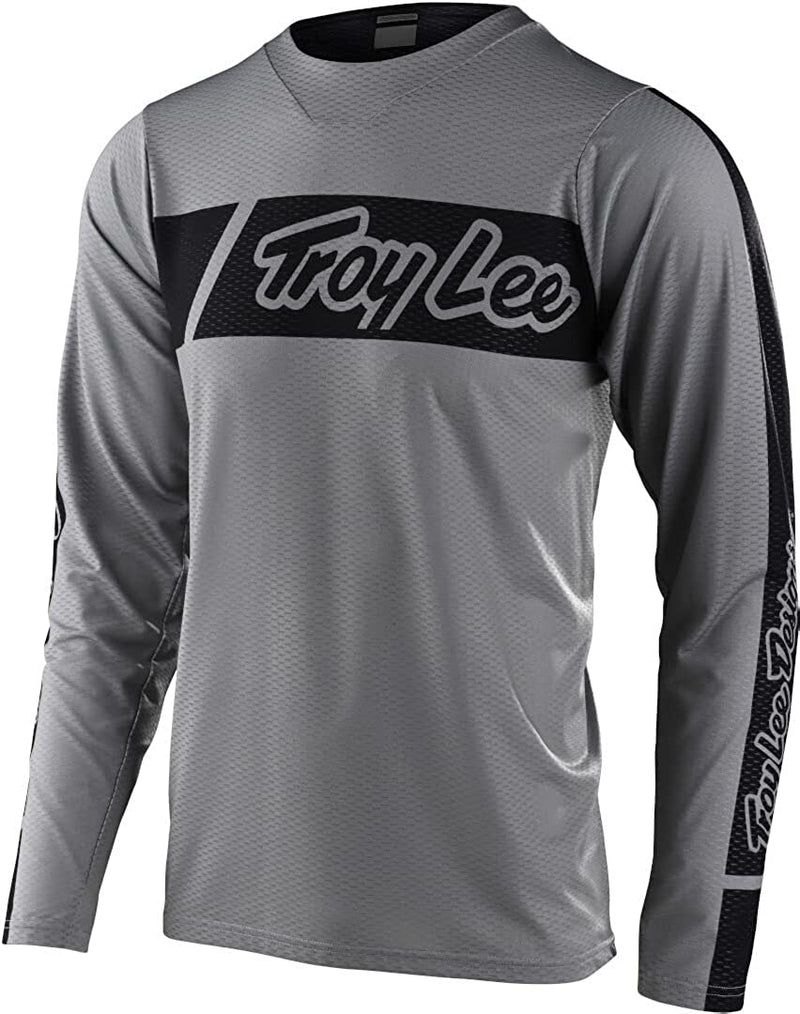 Troy Lee Designs Cycling MTB Bicycle Mountain Bike Jersey Shirt for Men, Skyline Air LS Sporting Goods > Outdoor Recreation > Cycling > Cycling Apparel & Accessories Troy Lee Designs Gray XX-Large 