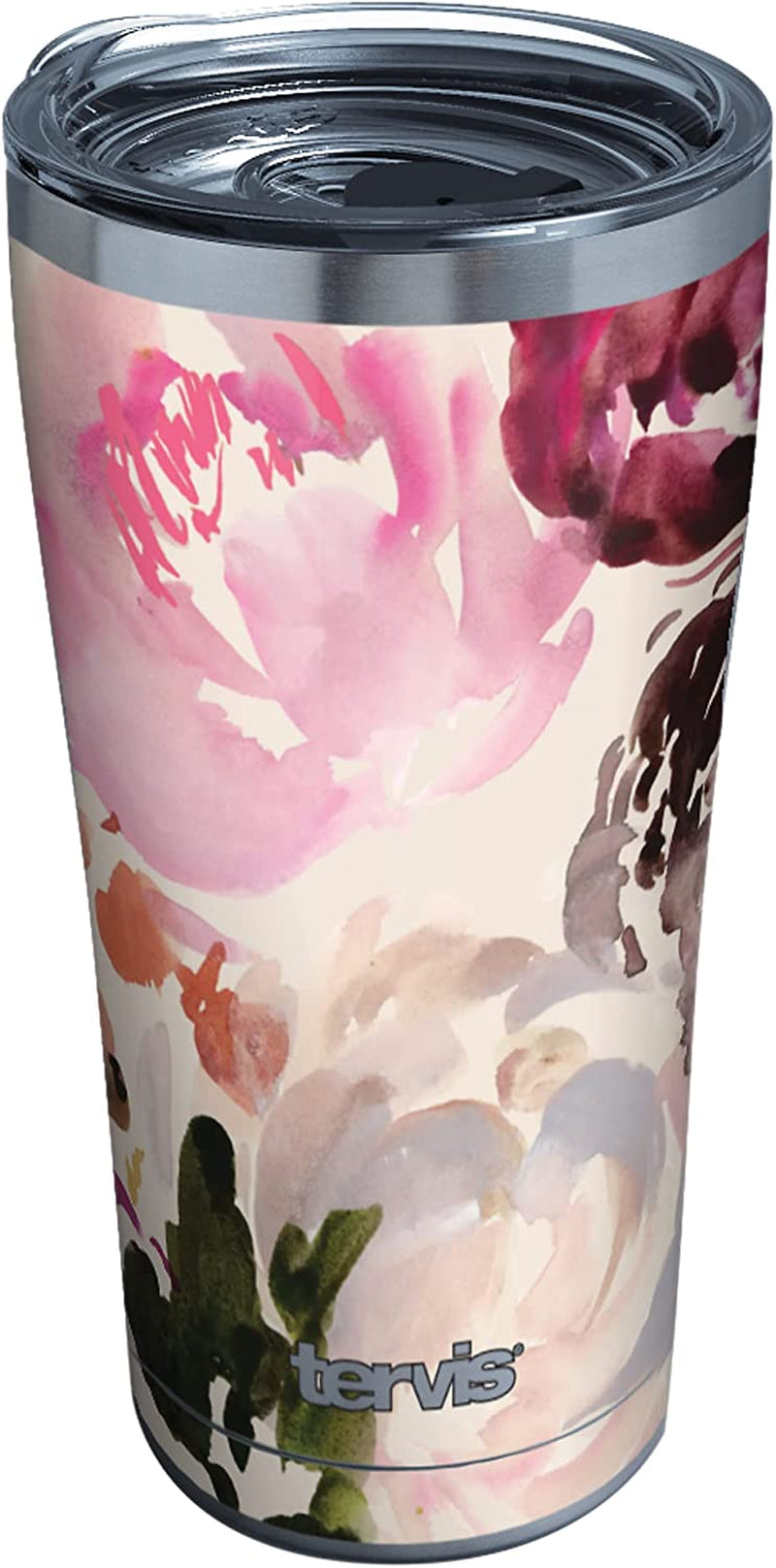 Tervis Made in USA Double Walled Kelly Ventura Floral Collection Insulated Tumbler Cup Keeps Drinks Cold & Hot, 16Oz 4Pk - Classic, Assorted Home & Garden > Kitchen & Dining > Tableware > Drinkware Tervis Posy 20oz - Stainless Steel 