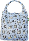 Eco Chic Lightweight Foldable Reusable Shopping Bag | Water Resistant Shopping Tote Bag | Made from Recycled Plastic Bottles Home & Garden > Decor > Decorative Jars ECO CHIC Bunny Baby Blue  