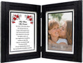 Gift for Mom from Daughter or Son - "My Mom, My Friend" Poem - Double 5X7 Hinged Picture Frame - Birthday, Mothers Day, Christmas, Valentines Day, Mother of the Bride, Mother of the Groom Home & Garden > Decor > Picture Frames Harmony Tree Collections Black_MomFriend  