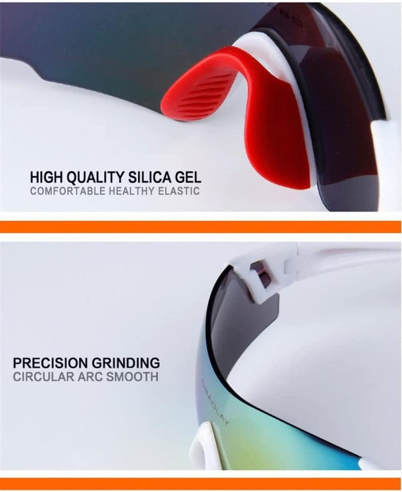 Gaolfuo Cycling Glasses UV400 Outdoor Sports Eyewear Fashion Frameless Bike Bicycle Sunglasses MTB Goggles Riding Equipment Sporting Goods > Outdoor Recreation > Cycling > Cycling Apparel & Accessories Gaolfuo   