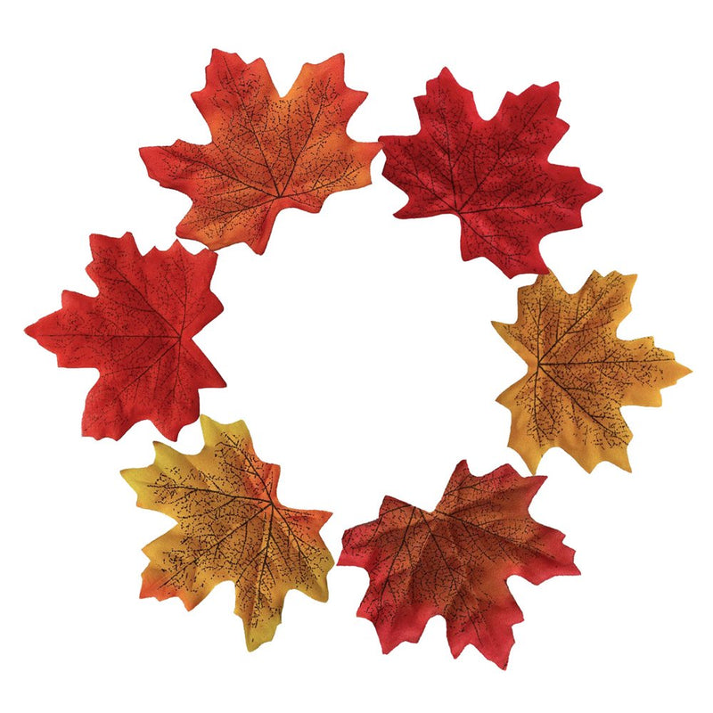 Kokovifyves Christmas Decoration Supplies Thanksgiving 8Cm Simulated Maple Leaf, 50 Pieces in a Pack X6Pc Mix and Match, Christmas Decorative Maple Leaf Home Home & Garden > Decor > Seasonal & Holiday Decorations& Garden > Decor > Seasonal & Holiday Decorations Kokovifyves   