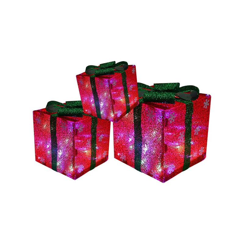 Randolph Lighted Gift Boxes Indoor Outdoor Christmas Decorations for Christmas Tree Porch Home Home & Garden > Decor > Seasonal & Holiday Decorations& Garden > Decor > Seasonal & Holiday Decorations Randolph   