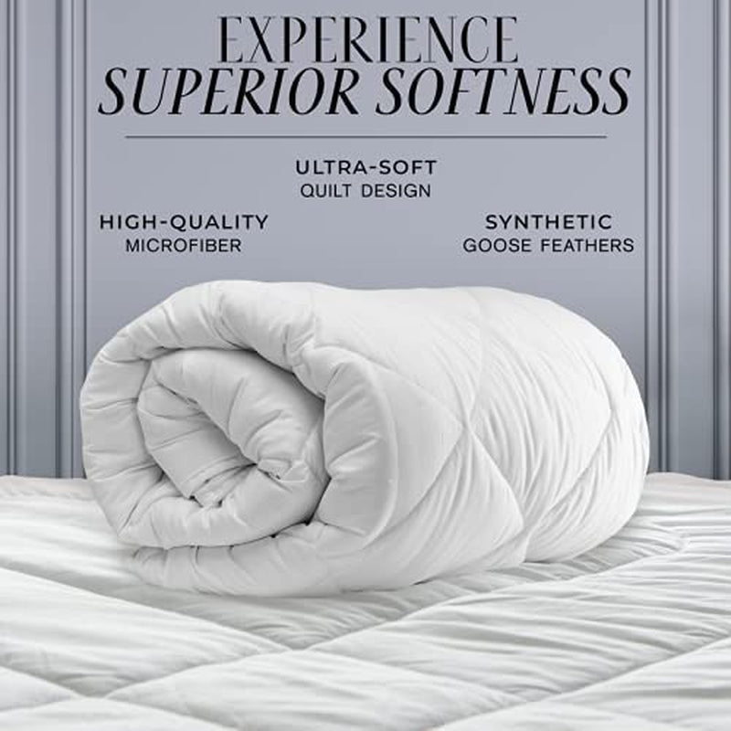 Italian Luxury King/Cal King Comforter - 2100 Series Blanket, down Alternative Insert W/ Corner Tabs - Home Bedding - 104"X98" Navy Home & Garden > Linens & Bedding > Bedding > Quilts & Comforters Italian Luxury   