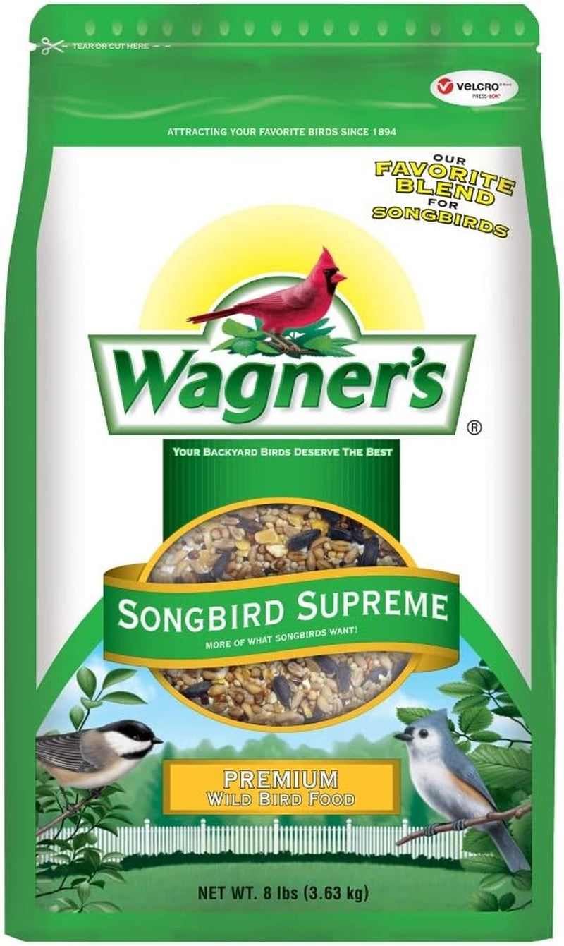 Wagner'S 62042 Songbird Supreme Blend Wild Bird Food, 8-Pound Bag Animals & Pet Supplies > Pet Supplies > Bird Supplies > Bird Food Wagner's   