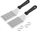 Hasteel Metal Spatulas, Stainless Steel Griddle Spatula Tools with Riveted Handle, Heavy Duty Burger Turner for Teppanyaki BBQ Flat Top Hibachi Cast Iron Grilling Cooking, Dishwasher Safe - (2Packs) Home & Garden > Kitchen & Dining > Kitchen Tools & Utensils HaSteeL PP Handle  