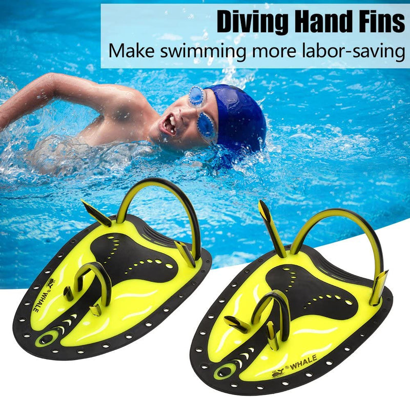 VGEBY Swimming Hand Paddles, Adjustable Diving Training Hand Fin Flippers Gloves Equipment Sporting Goods > Outdoor Recreation > Boating & Water Sports > Swimming VGEBY   